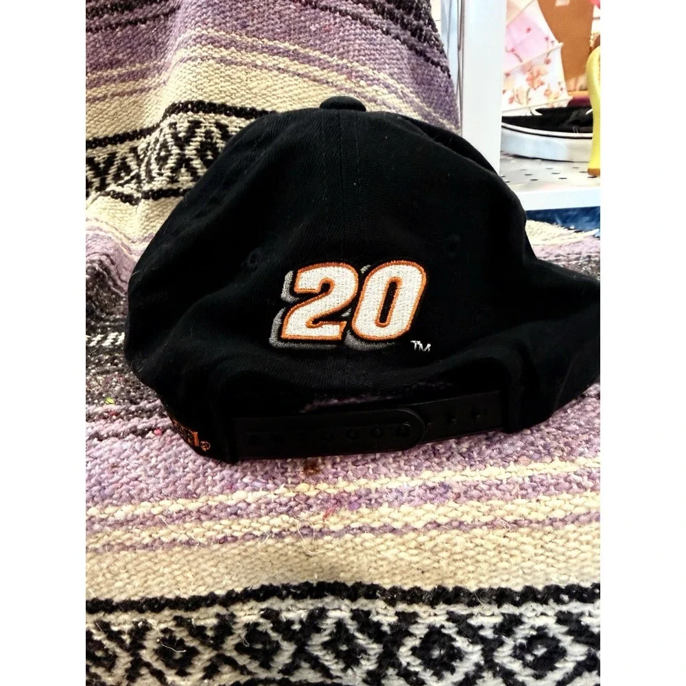Vintage 90s NASCAR Snapback‎ Hat The Home Depot Tony Stewart Joe Gibbs Racing 20